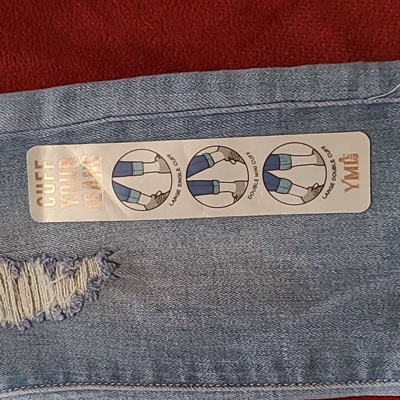 [NWT] YMI Girls Rip & Tear Jeans Size 7 - Picture 6 of 8